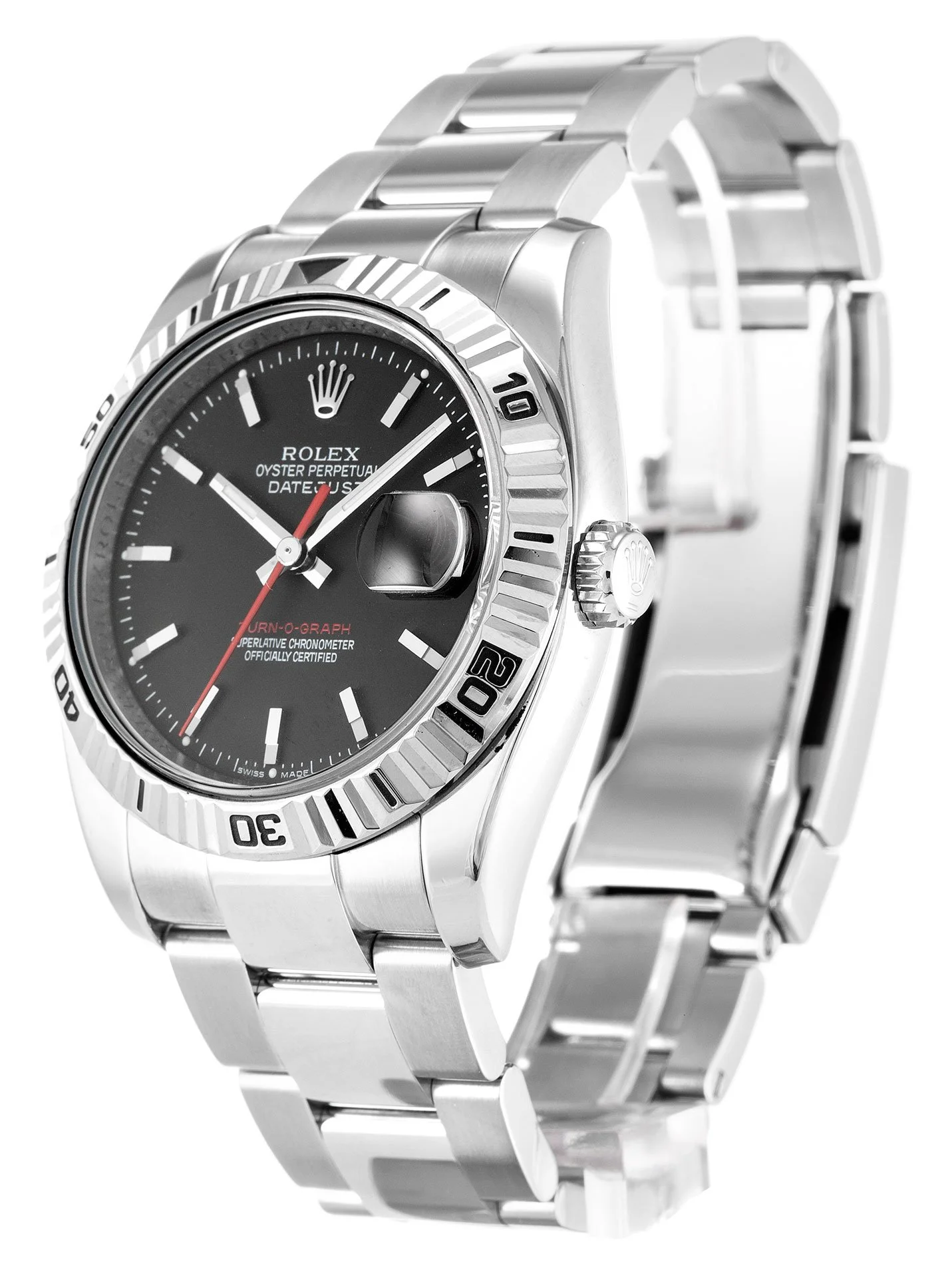 Rolex Datejust Turn-O-Graph 36mm Grey Dial 116264-2 - gallery