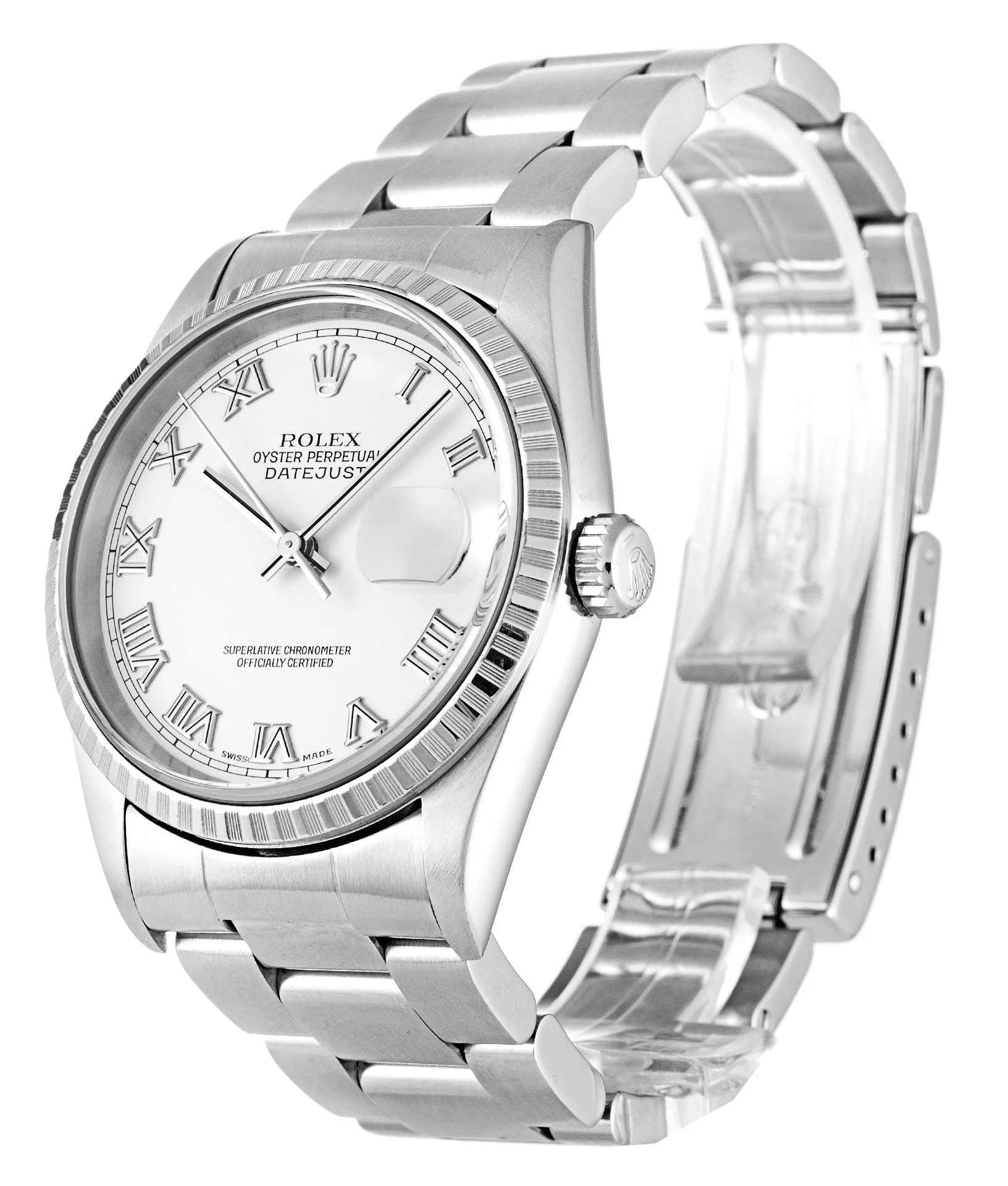 Rolex Datejust 36mm White Dial 16220 - gallery