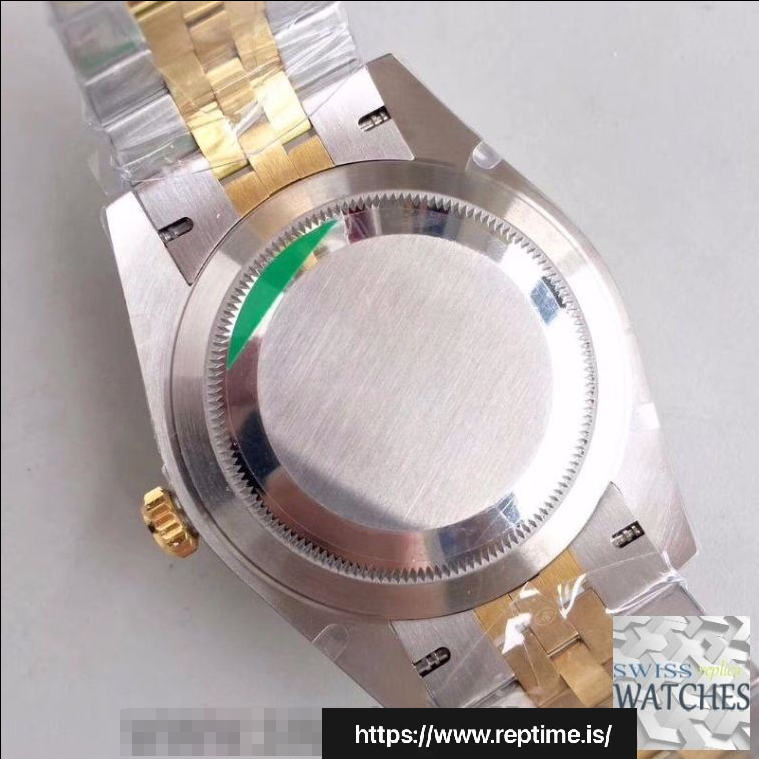 ROLEX DATEJUST SILVER DIAL SAPPHIRE CRYSTAL 41MM SWISS REPLICA m126333.0004 - view 10