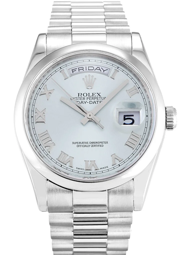 Rolex Day-Date 36mm Blue Dial 118206