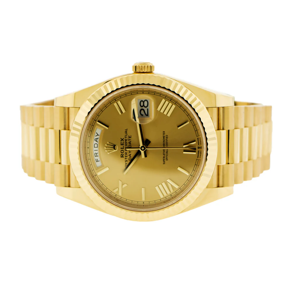 Superclone Rolex Day-Date 40 mm Roman Champagne Dial 228238 - gallery