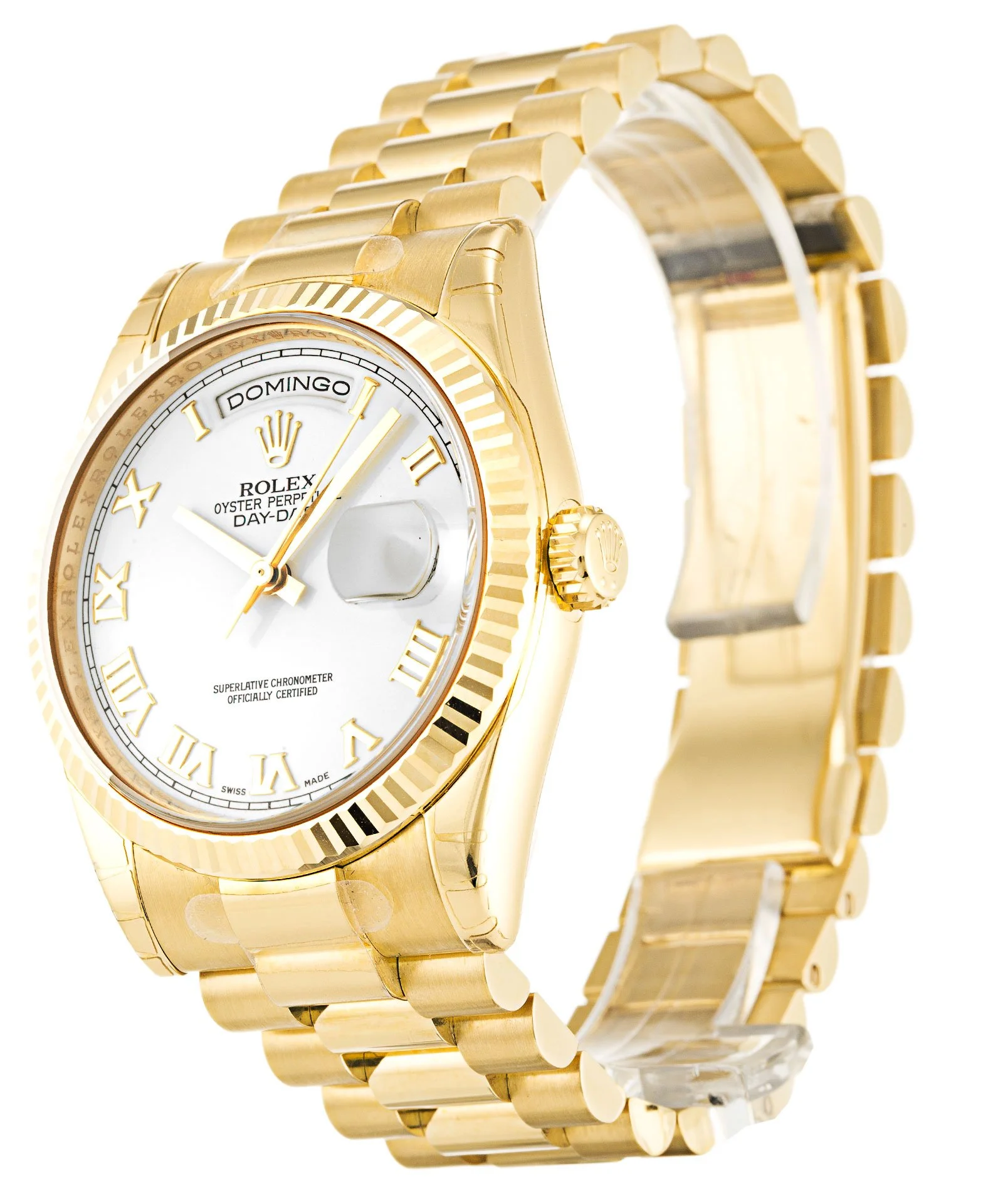 Rolex Day-Date 36mm White Dial 118238 - view 3