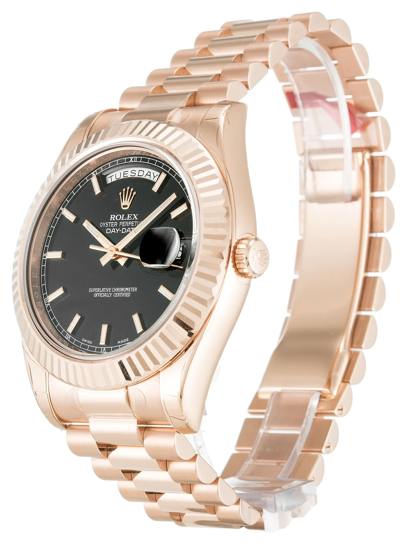 Rolex Day-Date II 40mm Black Dial 218235-2 - view 3