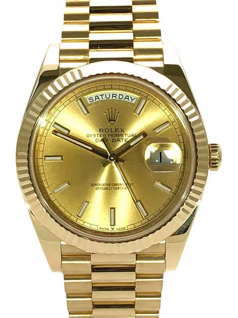 Rolex Day-Date II 40mm Champagne Dial 228238 - view 9