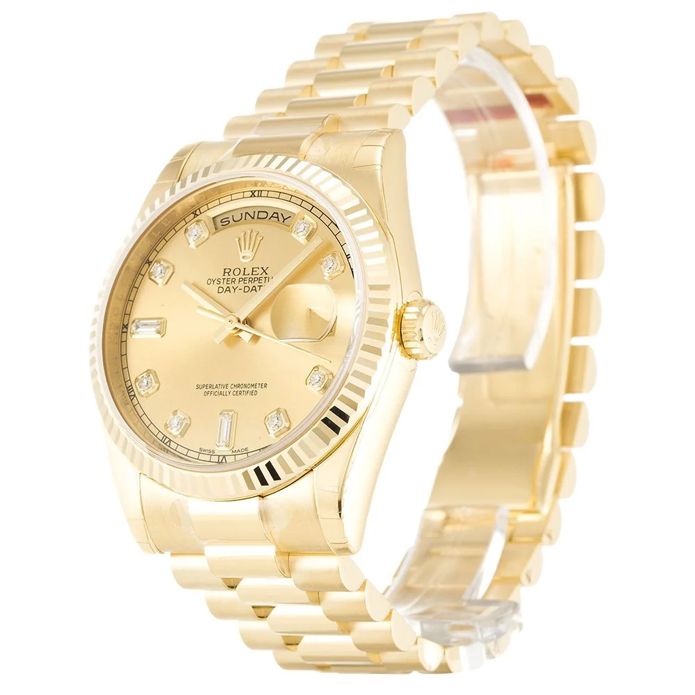 Rolex Day-Date 36mm Gold Dial 118238 - view 4