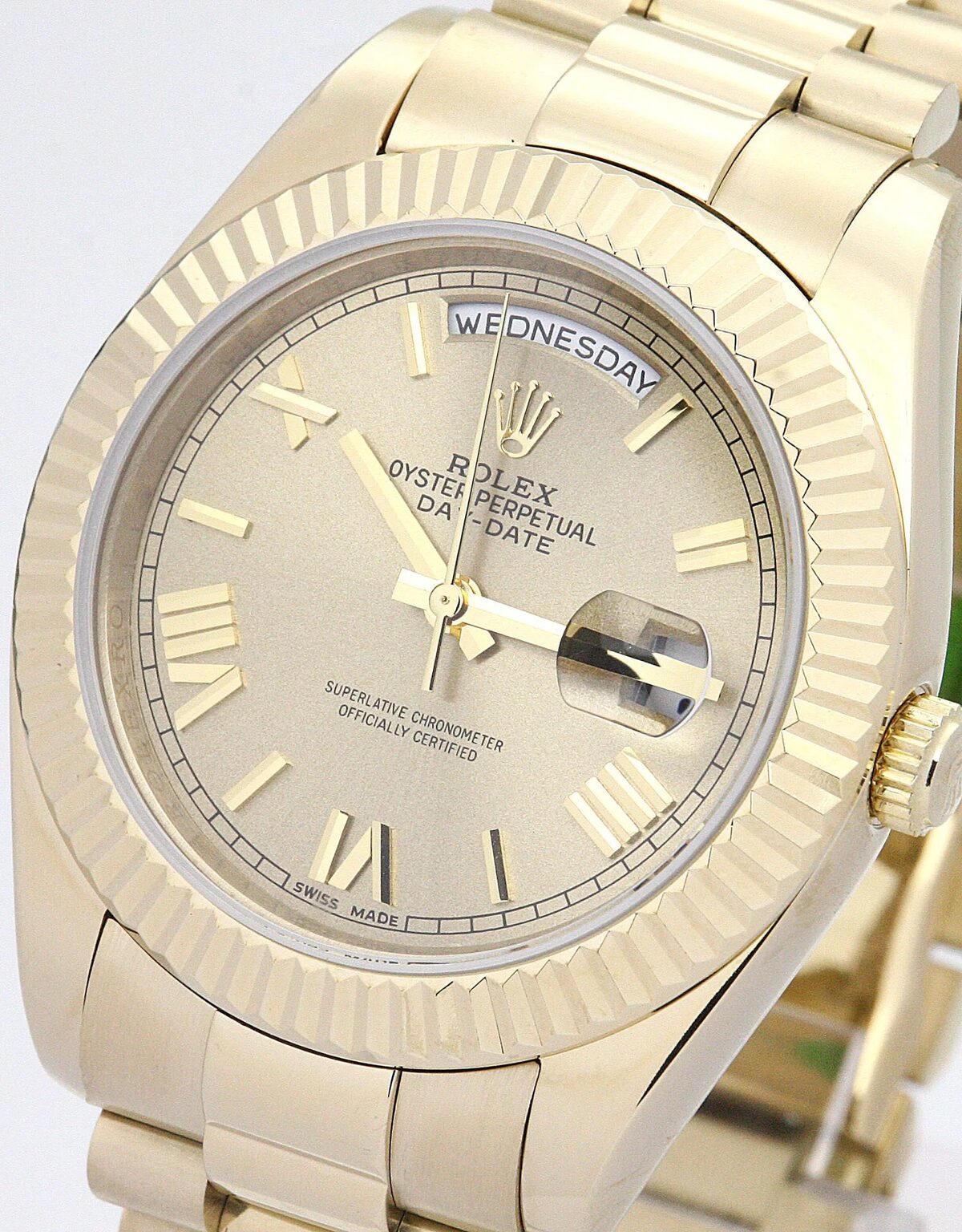 Rolex Day-Date II 40mm Gold Dial 218238 - view 4