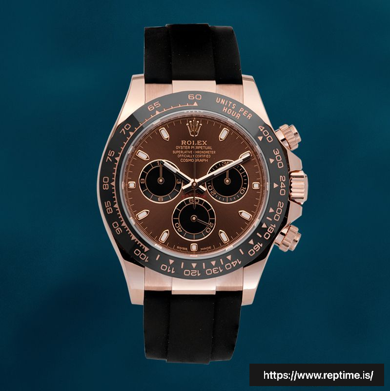 Rolex Daytona Men’s 40mm m116515ln-0041 Rubber Band Rose Gold-tone - view 3