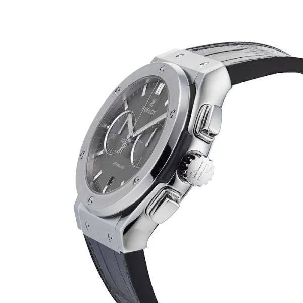 Hublot Classic Fusion Men Automatic Grey Alligator Watch 521.NX.7071.LR - view 7