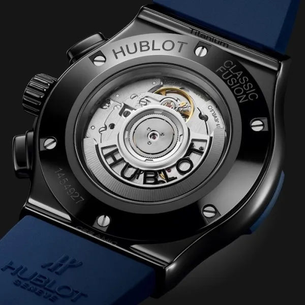 Hublot Classic Fusion Men Automatic Blue Rubber Watch 521.CM.7170.RX - view 6