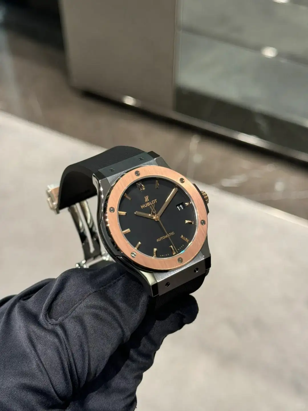 Hublot Classic Fusion Men Automatic Black Rubber Watch 511.NO.1181.RX - view 6