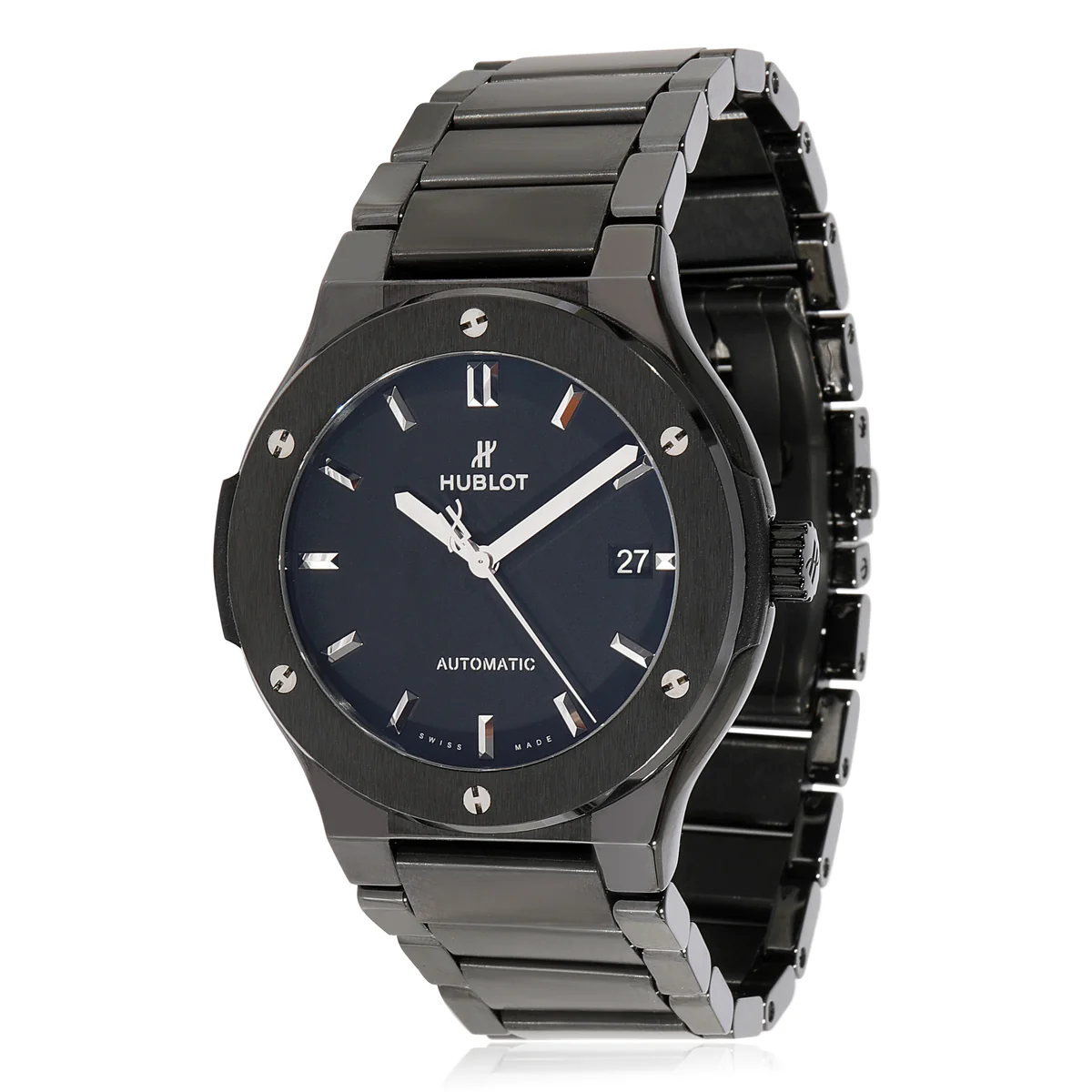 Hublot Classic Fusion Men Automatic Black Ceramic Watch 510.CM.1170.CM - view 3