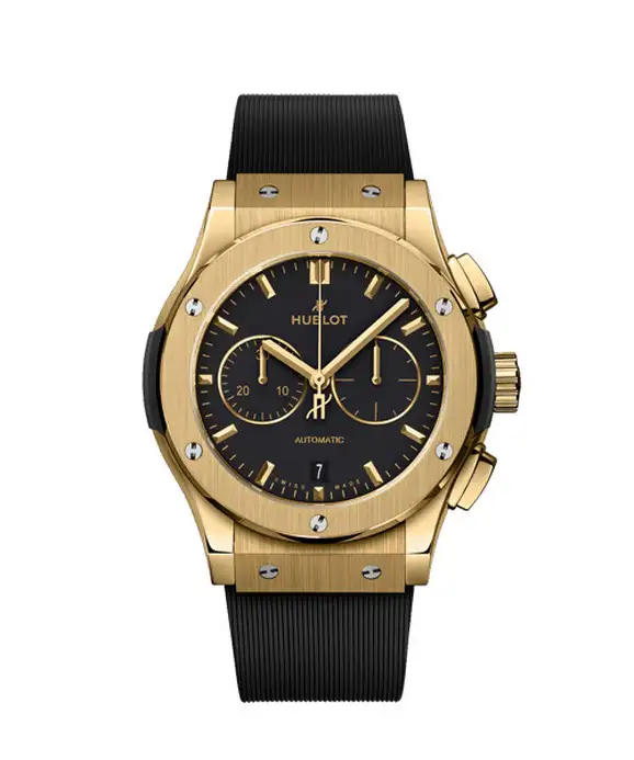 Hublot Classic Fusion Men Automatic Black Rubber Watch 541.VX.1130.RX - view 3