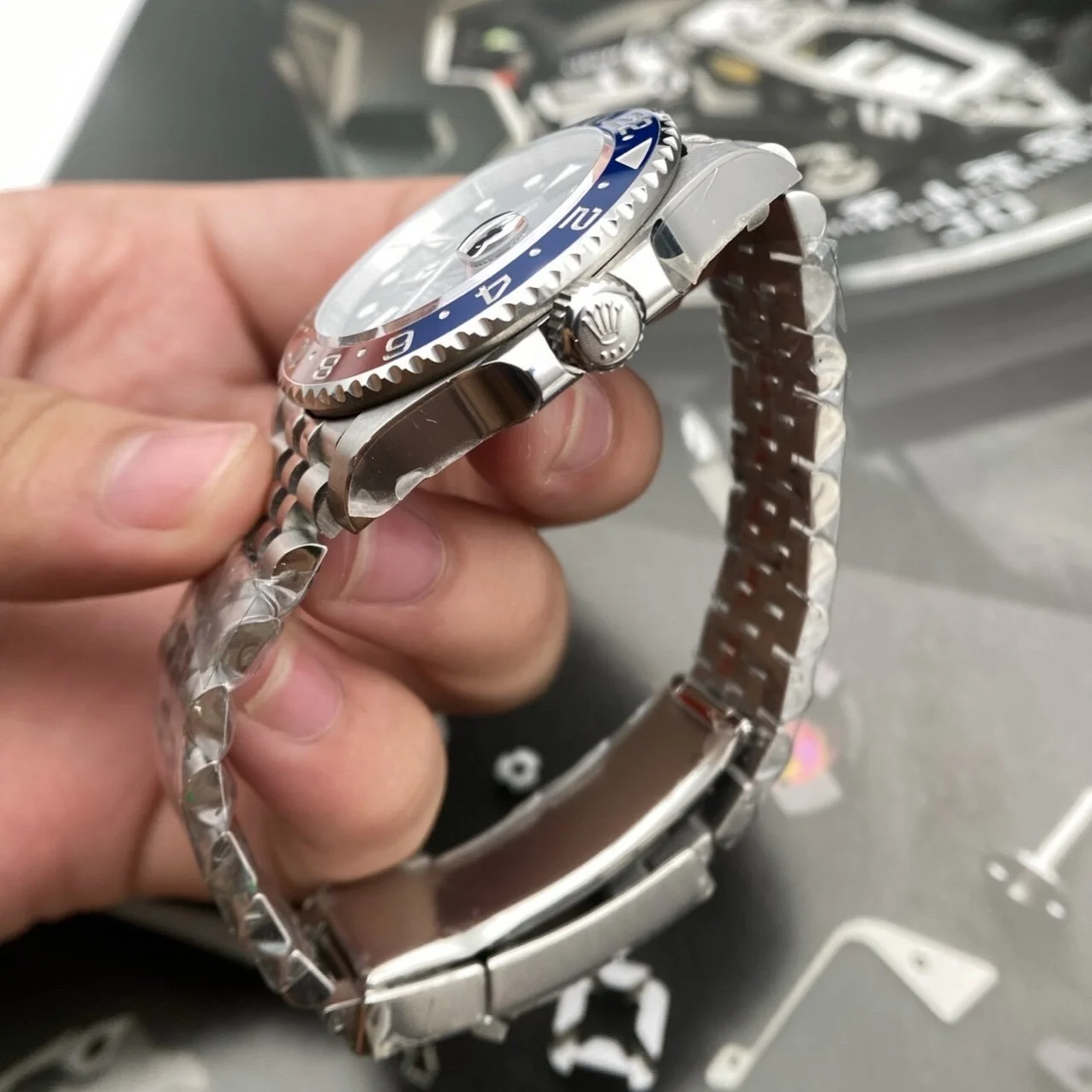 Superclone Rolex GMT-Master II 40mm 126710BLRO  Pepsi  Jubilee - view 7
