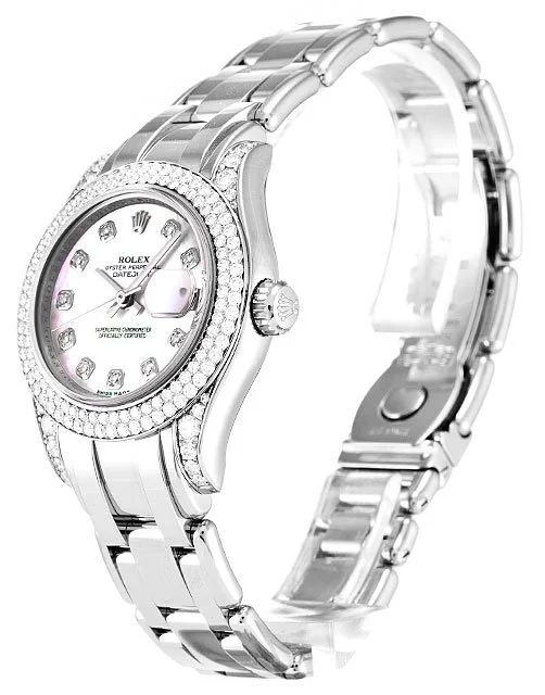 Rolex Pearlmaster 36mm Mother of Pearl   Pink Dial 80359 - view 3