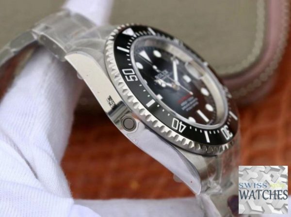 ROLEX SEA DWELLER BLACK DIAL SCRATCH PROOF 43MM SWISS REPLICA 126600.2 - view 6