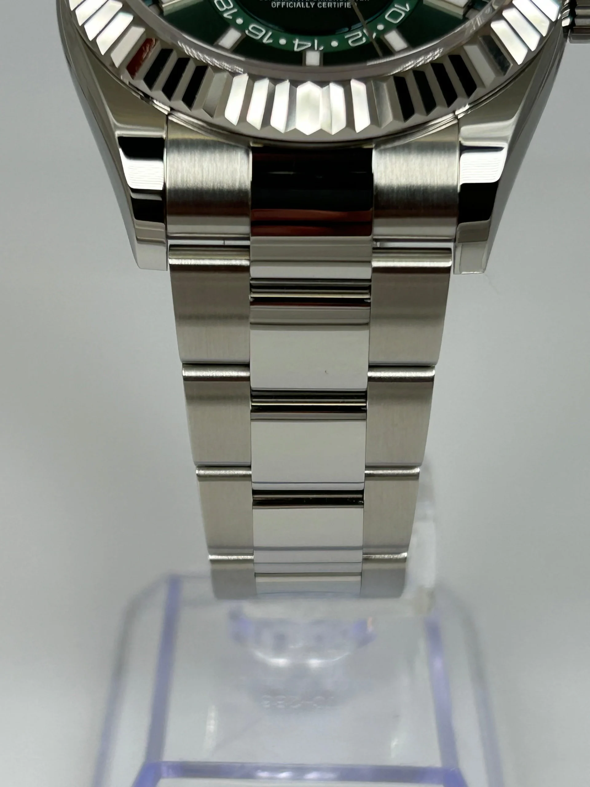Superclone Rolex Sky-Dweller 42 mm Mint green Dial 336934 Oyster - view 9