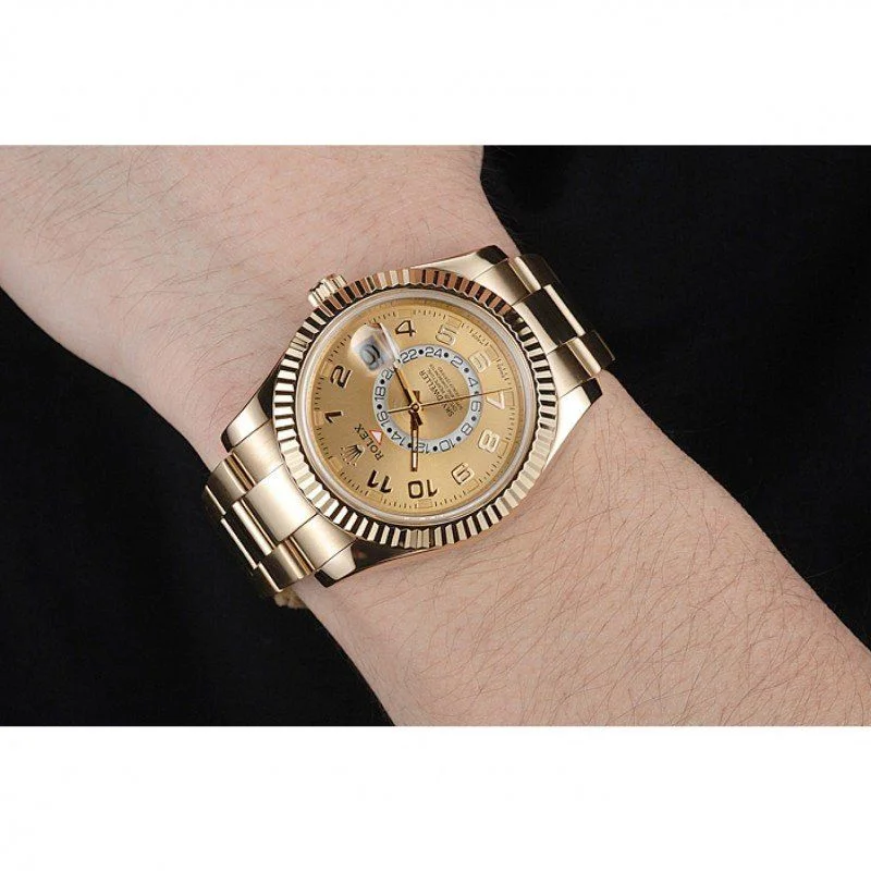 Rolex Sky-Dweller 41mm Gold Dial 80243 - view 11