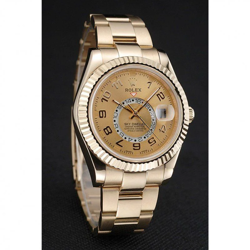 Rolex Sky-Dweller 41mm Gold Dial 80243 - view 4