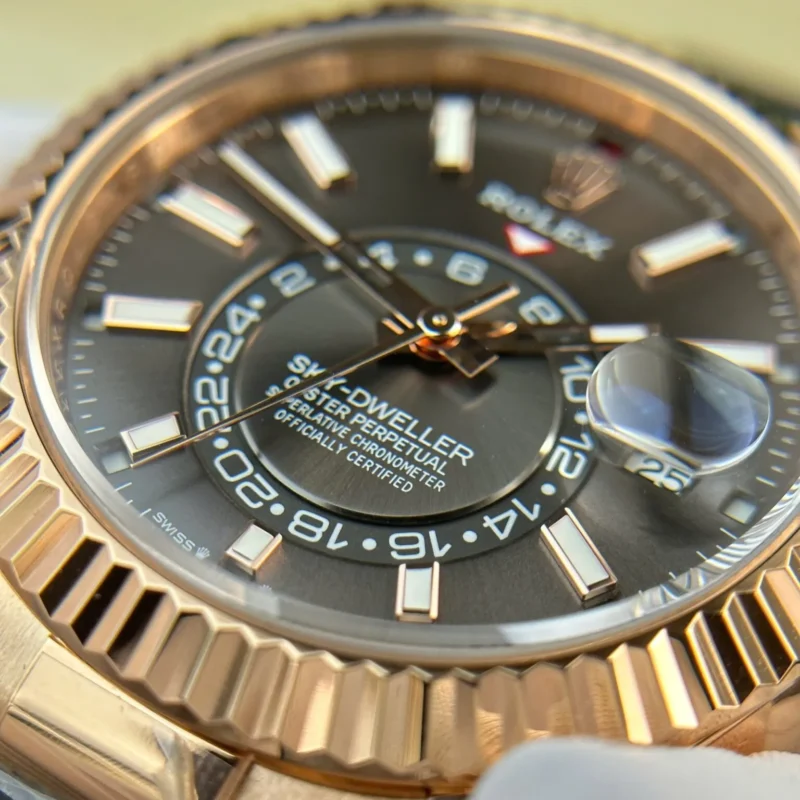 Superclone Rolex Sky-Dweller 42 mm Slate Dial 336235 - view 8