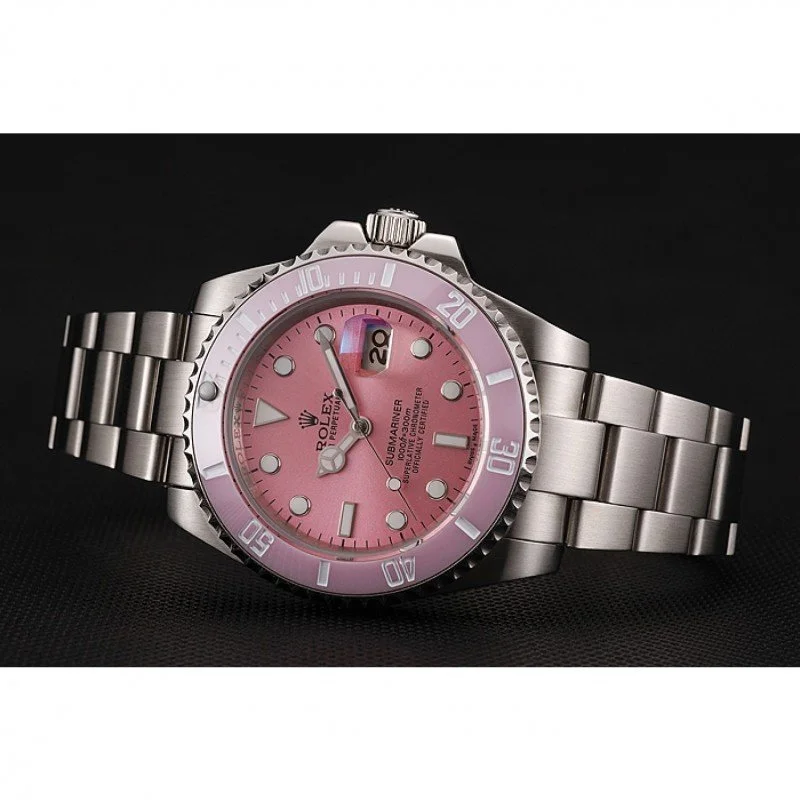 Superclone Rolex Submariner 41mm Pink Dial 1453980 - gallery