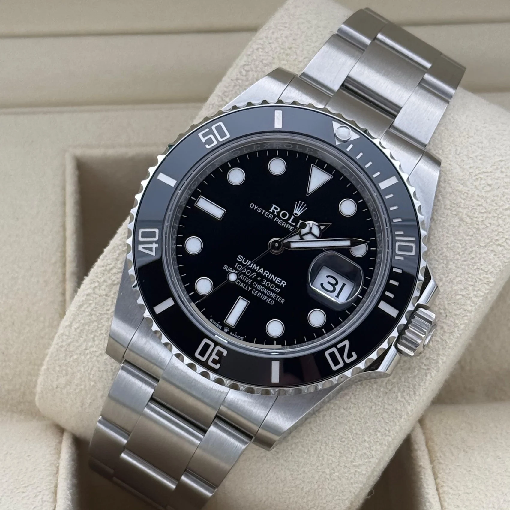 Superclone Rolex Submariner 41mm Black Dial 126610LN - gallery