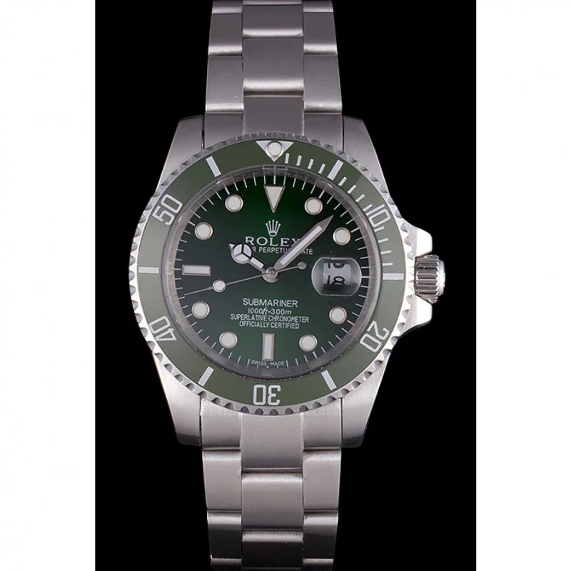 Superclone Rolex Submariner 40mm Green Dial Mechanism-SRL51 - gallery