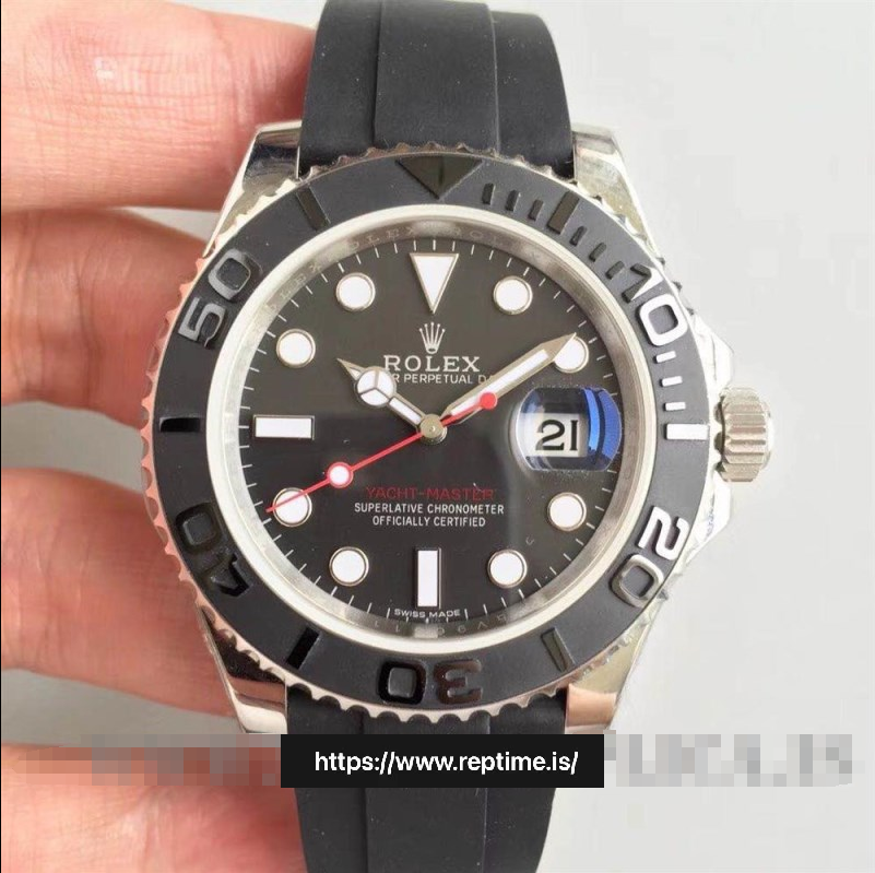 Rolex Yacht-Master 116655.1 Men Black 40MM - view 3