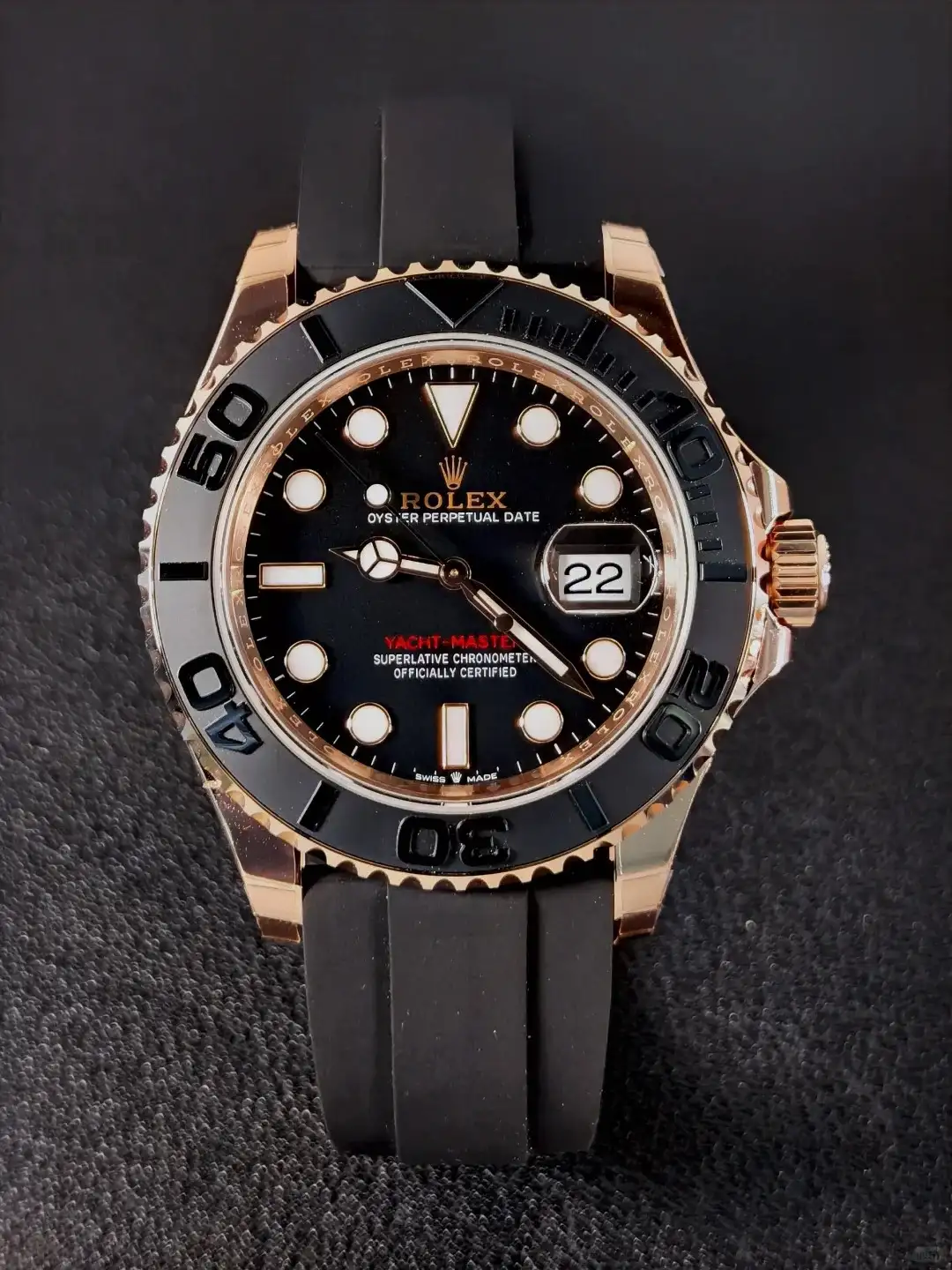 Rolex Yacht-Master 40 Oyster 40 mm Everose gold 126655 - view 8