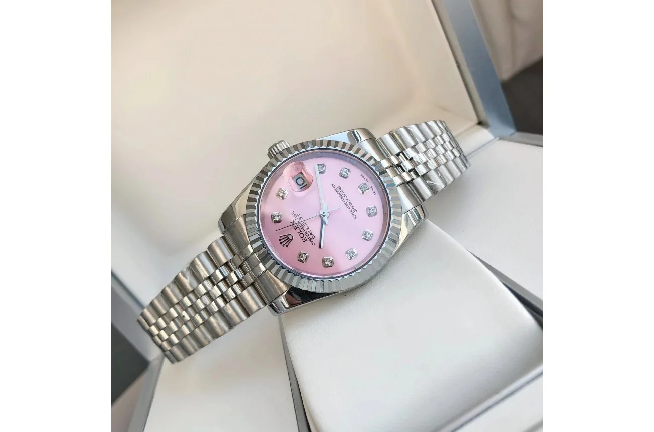 Couple Watches Rolex Datejust 36/28mm SS/SS Jub Pink/Dial - gallery