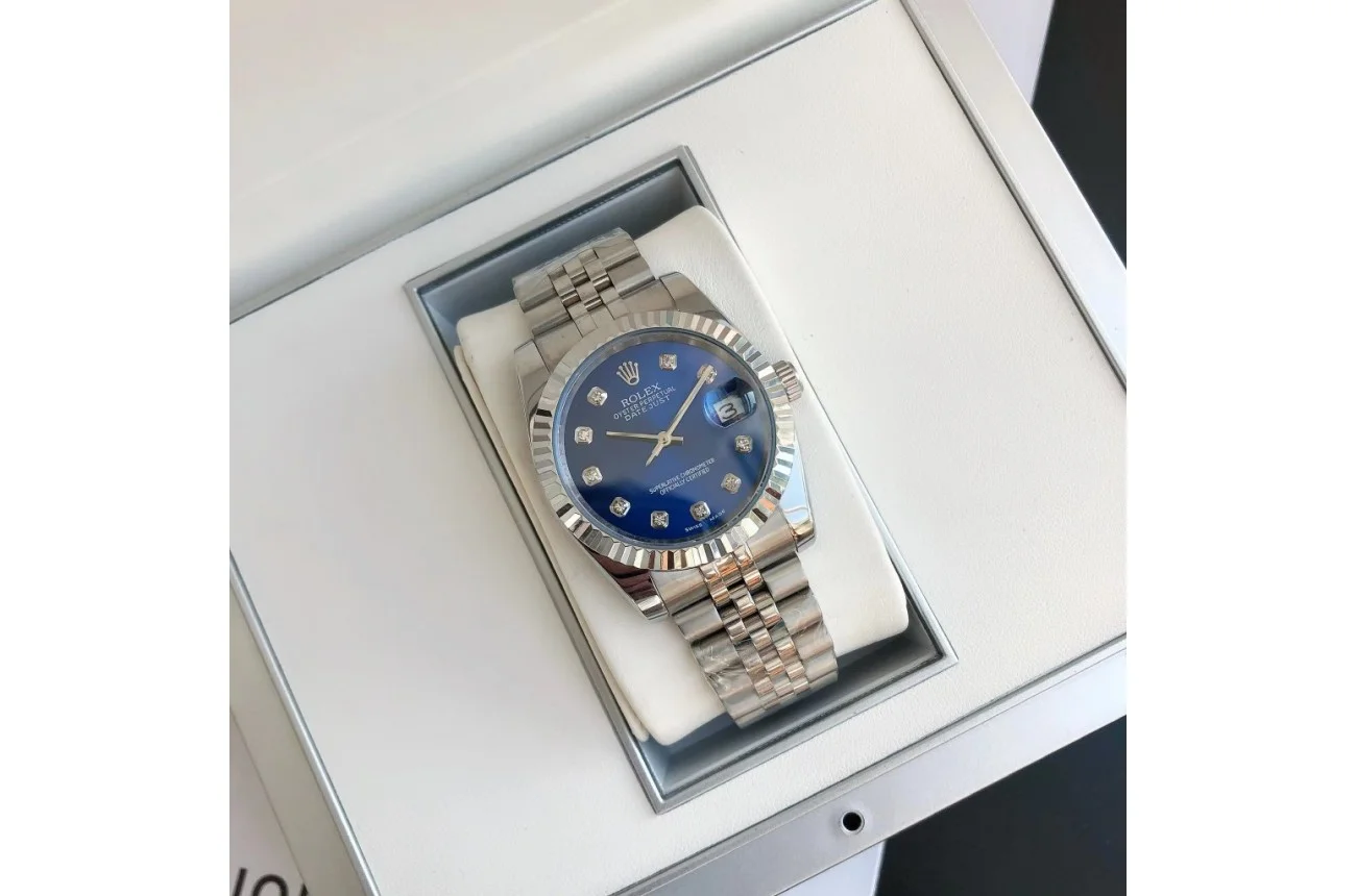 Couple Watches Rolex Datejust 36/28mm SS/SS Jub Blue/Dial - view 5