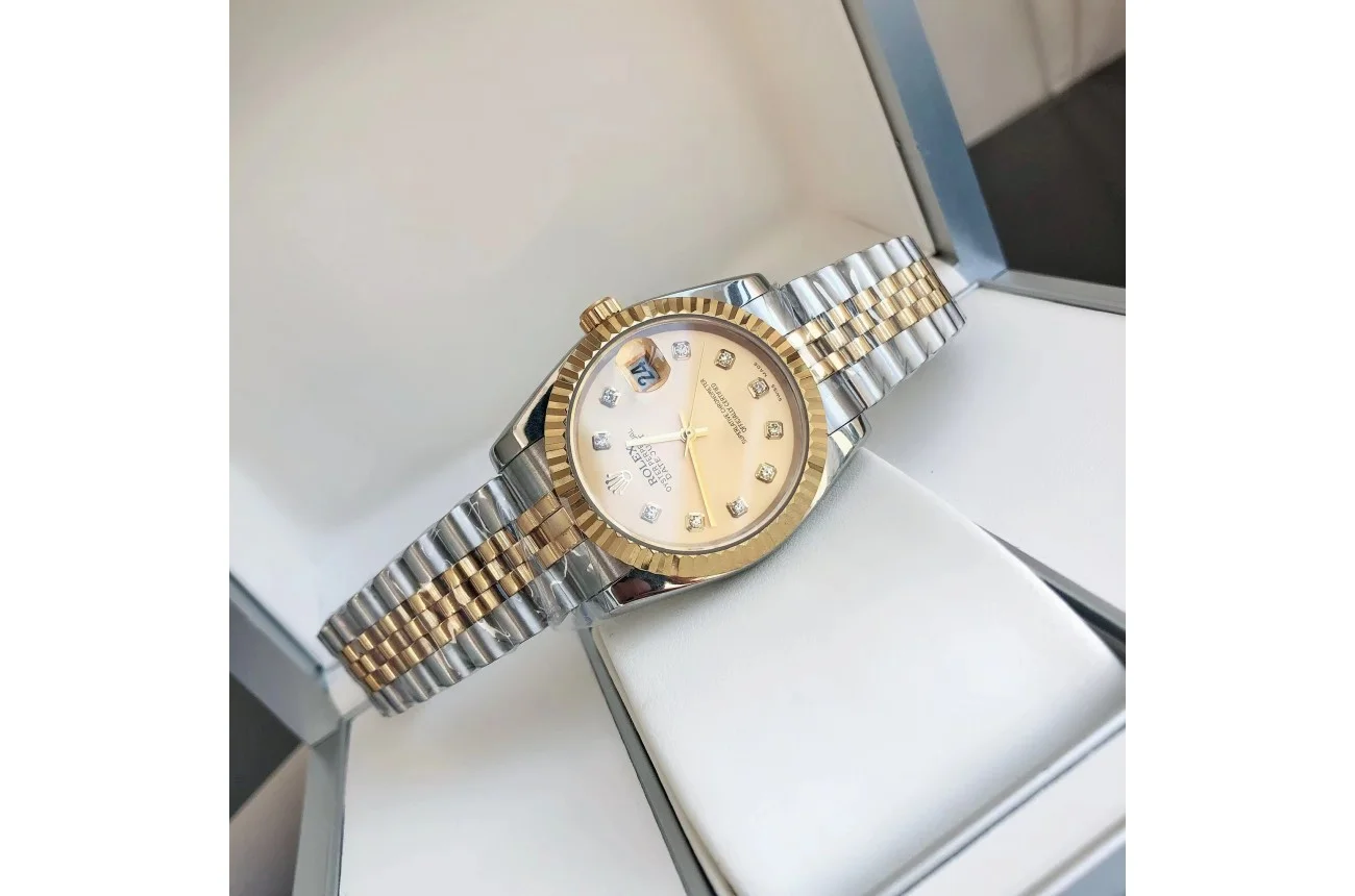 Couple Watches Rolex Datejust 36/28mm RG/SS Jub Gold/Dial - view 8
