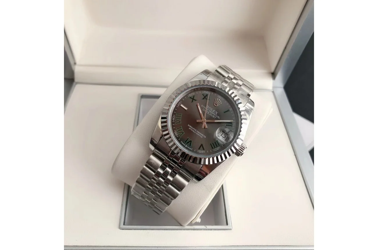 Couple Watches Rolex Datejust 36/28mm SS/SS Jub Grey/Rmn - view 5