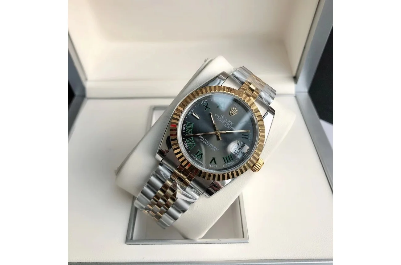 Couple Watches Rolex Datejust 36/28mm RG/SS Jub Grey/Rmn - view 6
