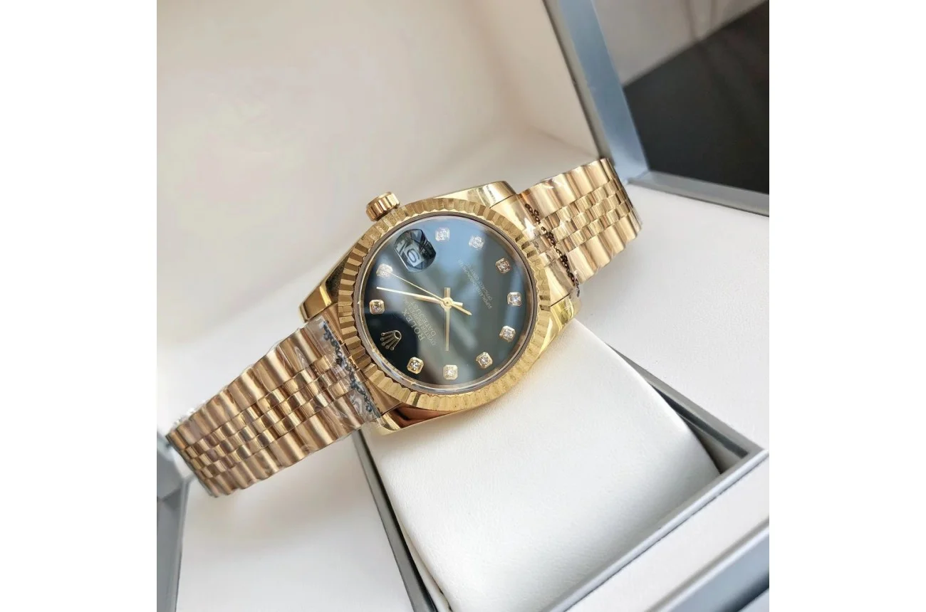 Couple Watches Rolex Datejust 36/28mm RG/RG Jub Black/Dial - view 6
