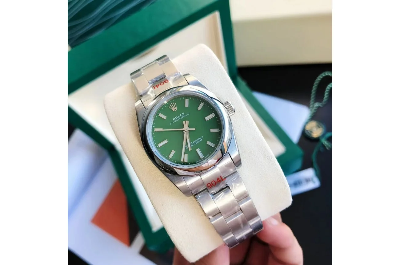 Couple Watches Rolex Oyster Perpetual 31/41mm SS/SS Green/Stk - view 3