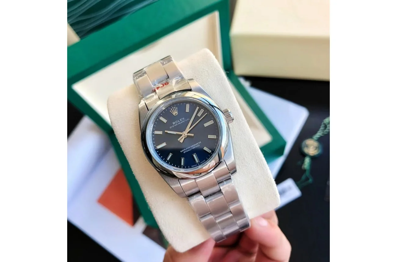 Couple Watches Rolex Oyster Perpetual 31/41mm SS/SS Blue/Stk - view 3