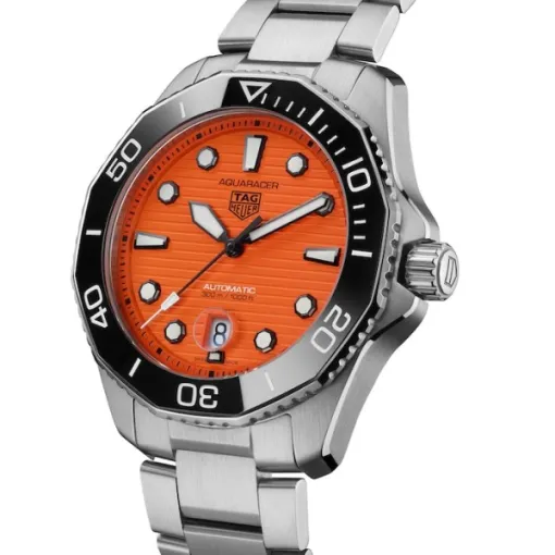 TAG Heuer Aquaracer Men Automatic Orange Stainless Steel Watch WBP201F.BA0632 - view 3
