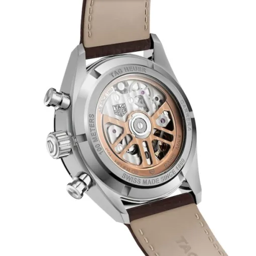 TAG Heuer Carrera Men Automatic Grey Alligator Watch CBN2012.FC6483 - view 5