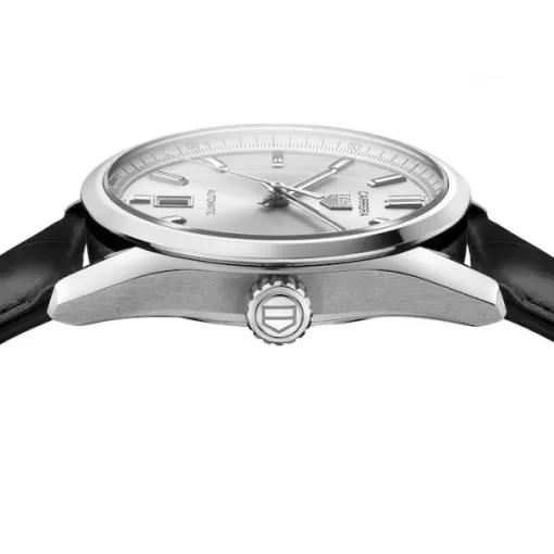 TAG Heuer Carrera Men Automatic Silver Alligator Watch WBN2111.FC6505 - view 4