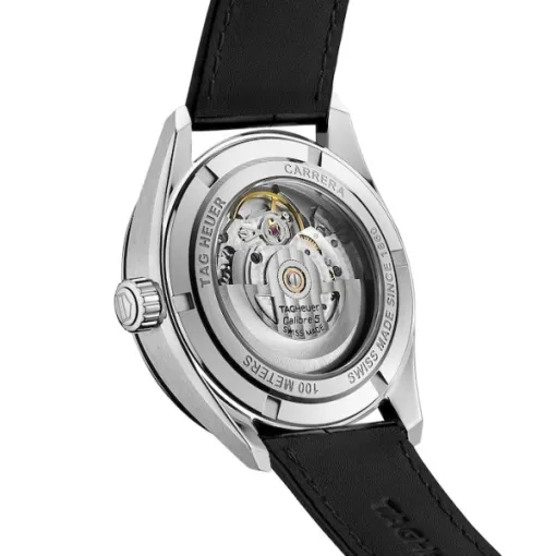 TAG Heuer Carrera Men Automatic Silver Alligator Watch WBN2111.FC6505 - view 6